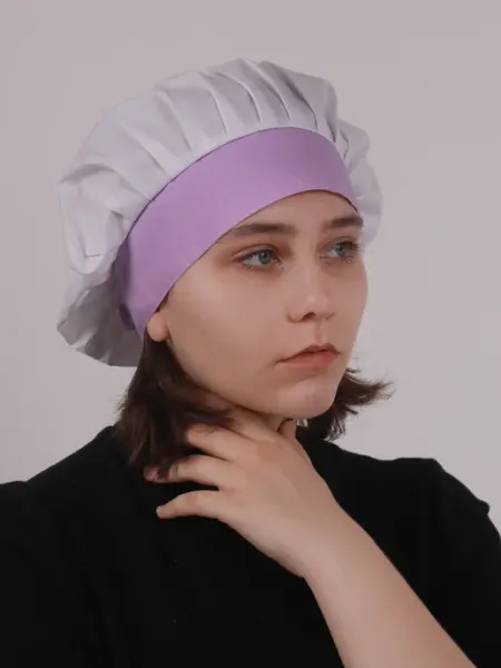 Колпак поварской на липучке