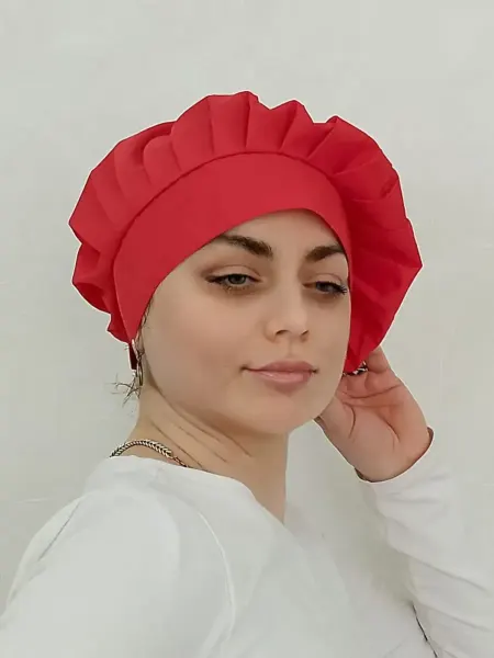 Колпак поварской на липучке