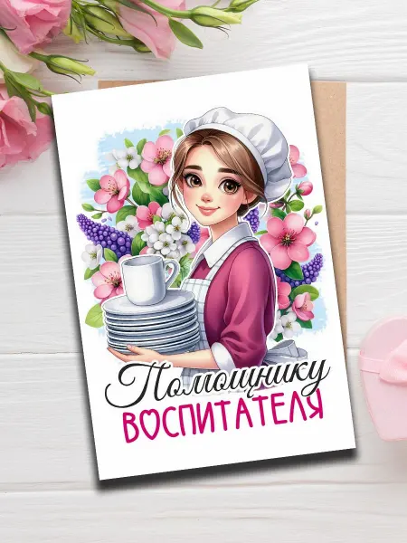 Woodguk Открытка в детский садик