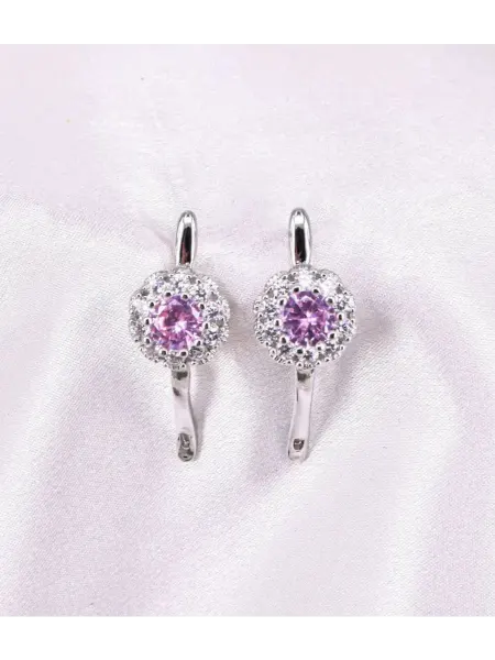 Luckys shop Серьги бижутерия с фианитами