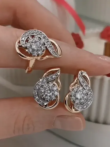 DIAMOND COLLECTION Комплект Бижутерий женский