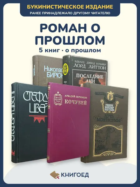 Книгоед исторические романы Бирюков Булвер-литтон Цвейг Первенцев