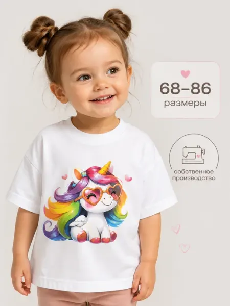 Mami-kids Футболка для новорожденных девочек