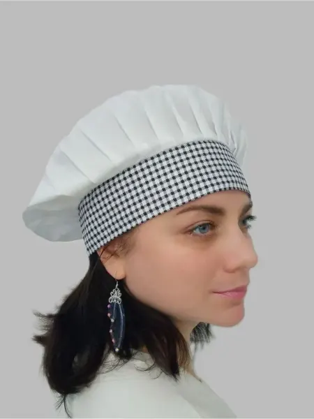Колпак поварской на липучке