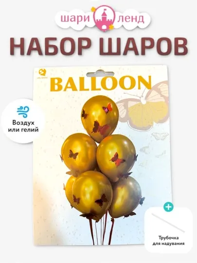 Набор воздушных шаров на день рождения