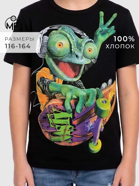 MF Летняя футболка с принтом