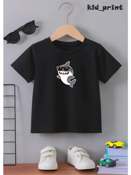 Kld_print Футболка с акулой детская
