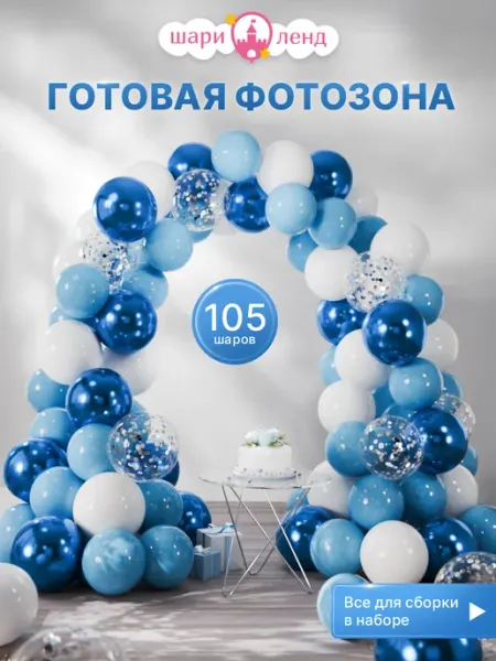 ШариЛенд Набор воздушных шаров для фотозоны