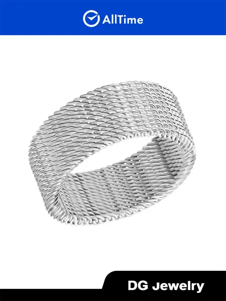 DG Jewelry Кольцо стальное бижутерия