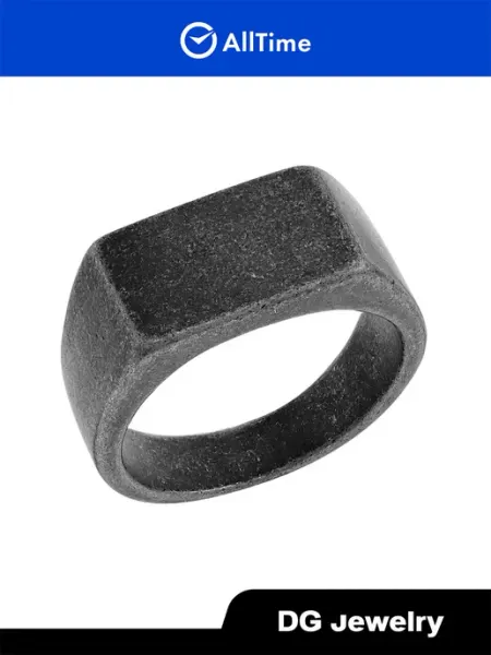 DG Jewelry Печатка стальная бижутерия