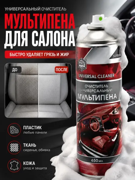 ЖМЖ8 Пена для чистки салона автомобиля и пластика