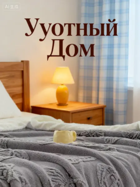 Greenville Серое одеяло-бабочка180*200