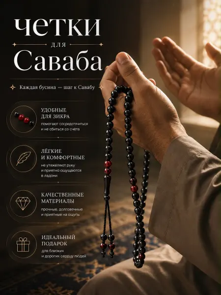 Четки мусульманские на шею