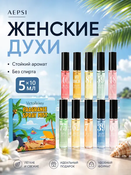 DKY Женский Духи набор пробников 10 штук по 5 мл