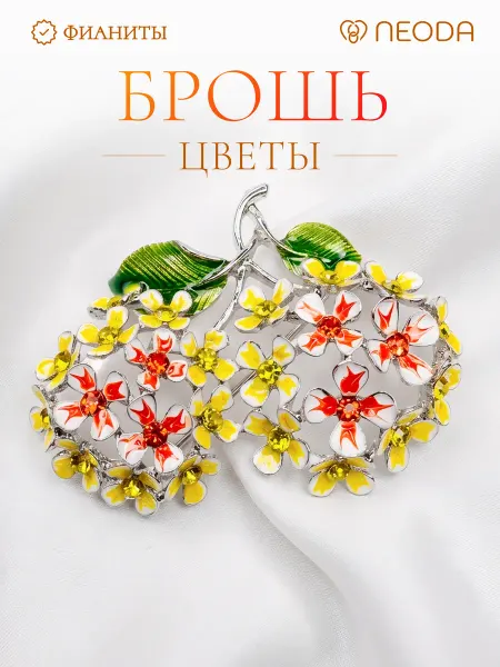 NEODA Брошь бижутерия