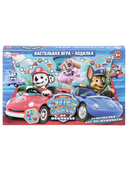 Умные игры Настольная игра-ходилка Суперщенки