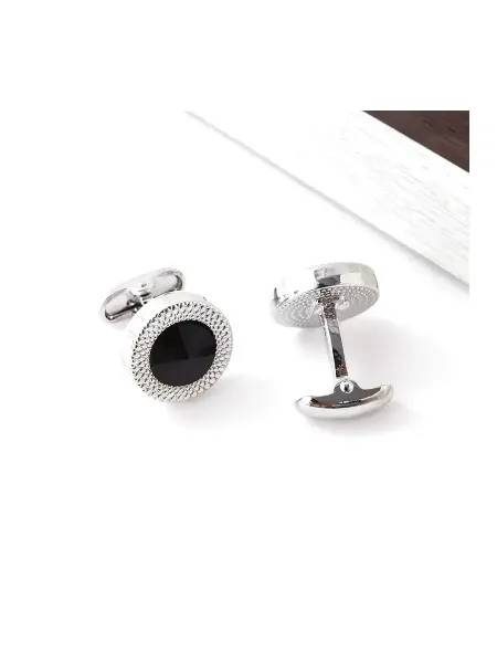 CufflinksBoutique Стильные запонки с кристаллом, 2 шт