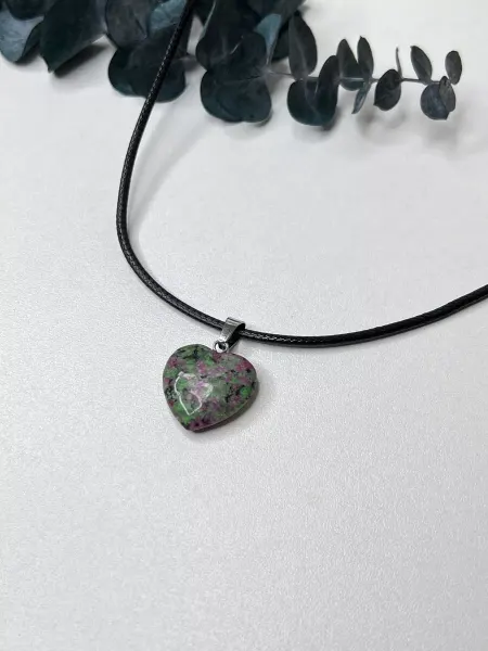 Brasleti_charm Кулон сердце из циозита