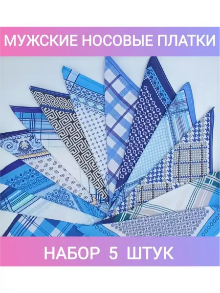 Niriton Носовой платок мужской 5 шт