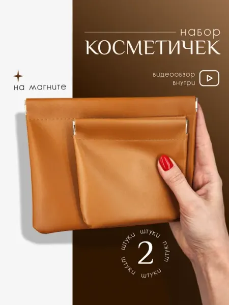 Кофаника Набор косметичек на магните 2шт