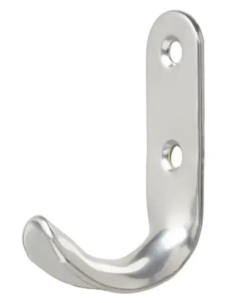 Стан Крючок-вешалка №7, мебельный, настенный цинк - 7шт