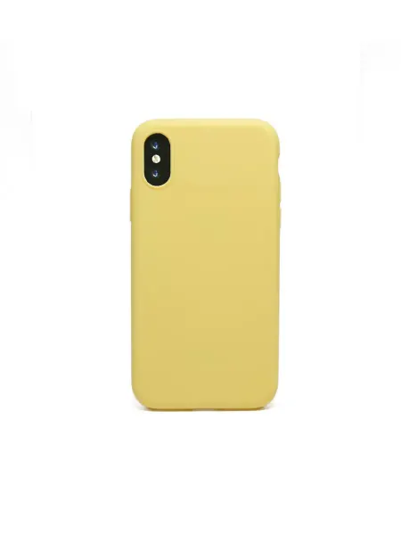 NL Чехол-накладка для iPhone X XS LATEX желтый