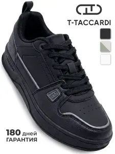 Кеды T.TACCARDI женские черные дышащие