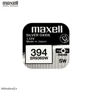 Maxell Батарейка 394 (SR45), AgZn (серебряно-цинковый) тип, 79 мА•ч, 1,55 В, 1 шт