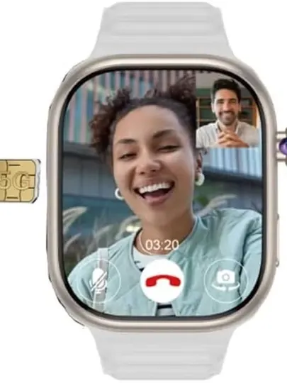 Смарт часы ST15 5G на Android 2,2-дюймовым дисплеем, поддержкой SIM-карт 5G