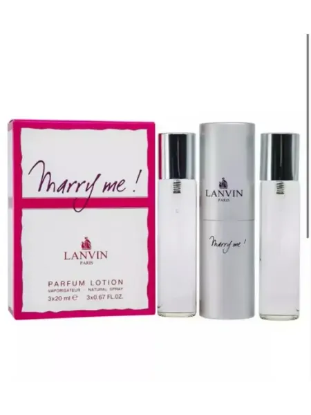 Духи миниатюрки Мини набор духов Lanvin Marry Me, 3*20 ml-Ланвин Мерри мэ