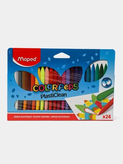 Карандаши масл.-пастель Maped (24цв.,Smart Plastic 862013)