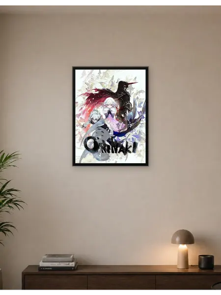 Postersbase Арт-постер Персонажи анимэ с бабочками 30x40