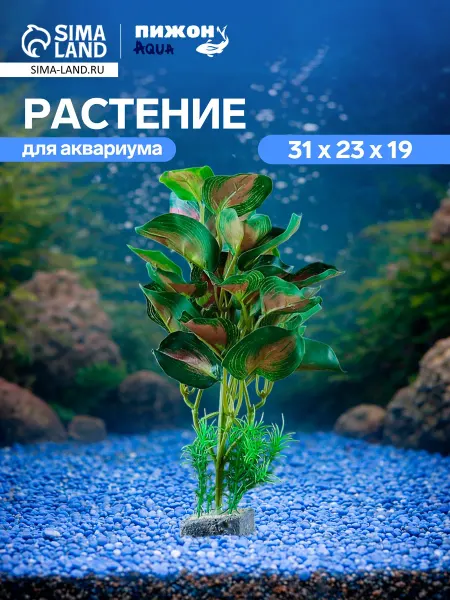-Мир Игр- Растение аквариумное «В горшочке», 31×23×19 см
