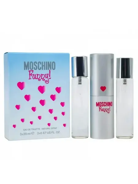 Духи в подарок Мини набор духов Moschino Funny, 3x20 ml-Москино