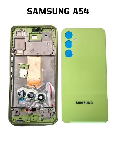 Корпус, рамка, SIM-лоток, кнопки и стекло камеры для Samsung Galaxy A54 комплект