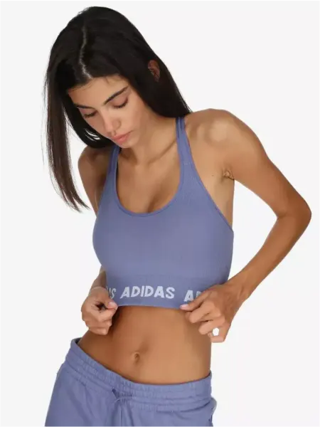 Adidas Топ-бра спортивный T AEROKNIT BRA GU4593 Violet