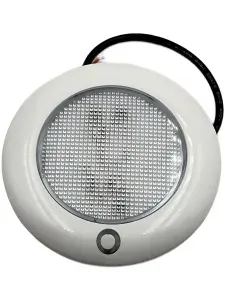 Светильник потолочный 4 дюйма LM-012008-02, DC10-30V, 4W, пластик белый, свет белый, сенсорный