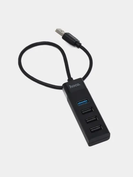 USB хаб Hoco 4-в-1 HB25 Easy mix USB на USB3.0+USB2.0 * 3