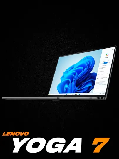 Ноутбук Lenovo Yoga 7 2-в-1 16" WUXGA IPS сенсорный Ultra 7-155U DDR5 16ГБ SSD 1ТБ Win 11
