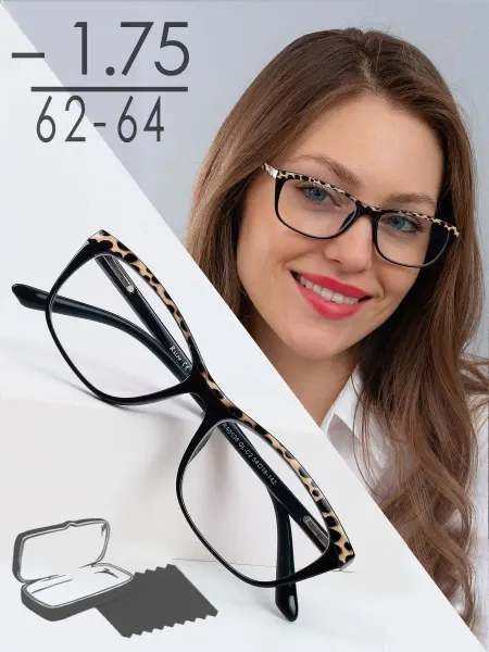 RALPH Очки корригирующие женские -1,75 РЦ 62-64