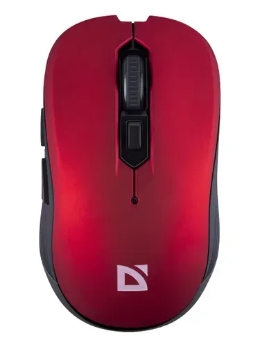 Мышь беспроводная DEFENDER Gassa MM-105 red (USB, 1600dpi, 6but) (52103)