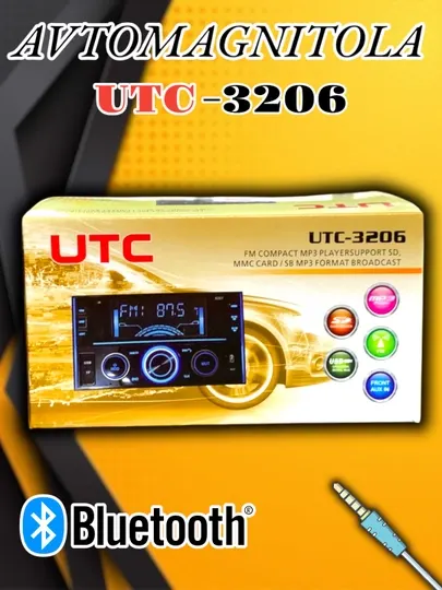 Автомобильная магнитола UTC 3206 2-DIN подходит для Cobalt Spark Nexia -2-3 Gentra Lacetti