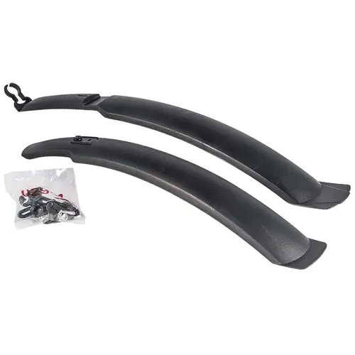Комплект крыльев 24"-26" XGNB-029-1, пластик, чёрные