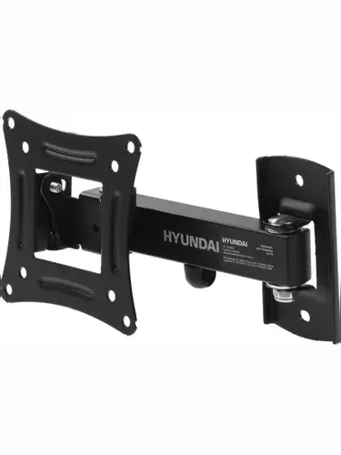 Кронштейн для телевизора Hyundai GL-R3 черный 10"-27" макс.15кг настенный поворот и наклон