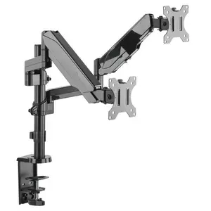 ONKRON G140 кронштейн (держатель) для двух мониторов 13"-32" дюймов настольный, черный