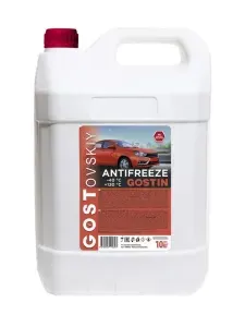 Антифриз готовый красный -40 С ГОСТ 10л, GOSTIN 659852
