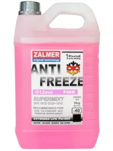 Антифриз ZALMER ZR4000 G12evo розовый -40С 5кг VAG40P005