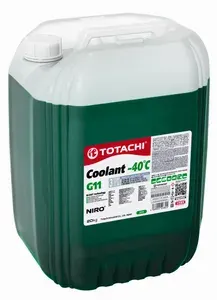 Антифриз Зеленый TOTACHI G11 (-40C) 20 кг гибридный H-OAT