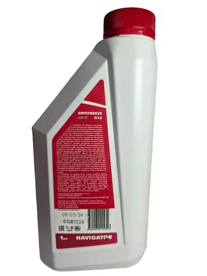 Антифриз NAVIGATOR G12, красный, -40°C, 1 кг