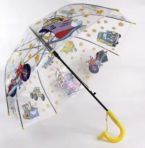Зонт детский Galaxy of Umbrellas полуавтомат С-538-3 Транспорт жёлтый